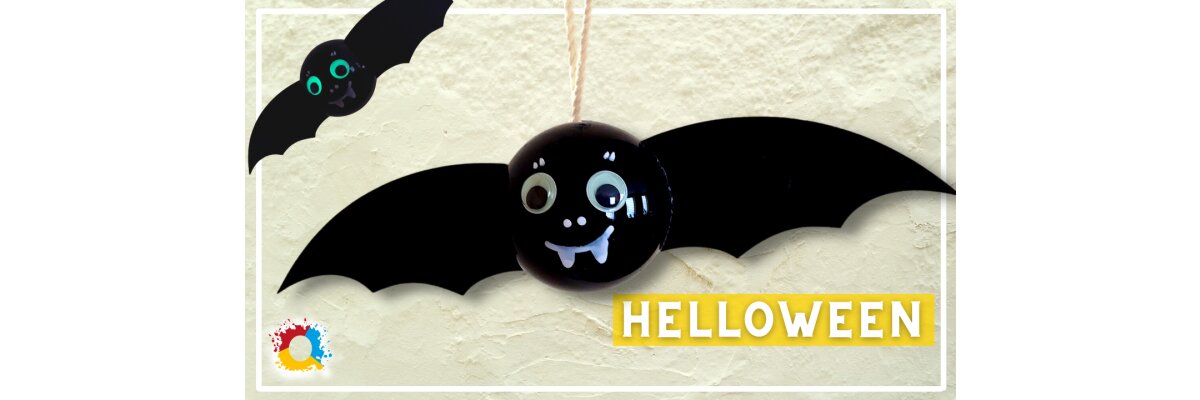 Halloween Fledermaus Bastelset - Halloween Fledermaus Bastelset