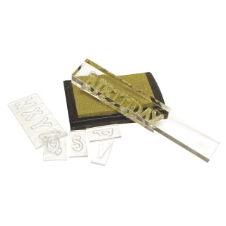 Acryl Würfel Set 3 Größen für Silikonstempel