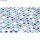 Mosaiksteine, 1x1cm, (ca.1300 Stück), Eimer 1kg, Blau-Töne