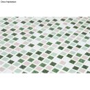 Mosaiksteine, 1x1cm, (ca.1300 Stück), Eimer 1kg, Grün-Töne