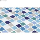 Mosaiksteine, 2x2cm, (ca.325 Stück), Eimer 1kg, Blau-Töne