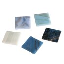 Mosaiksteine ArtDecor Deluxe, 2 cm, Eimer ca. 160 Stück / 500 g, h.blau
