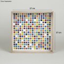 Soft Glas-Mosaiksteine Mischung, 1x1cm, (ca.525 St.), Dose 500g, bunt