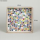 Soft Glas-Mosaiksteine Mischung, polygonal,(ca.515 St.), Dose 500g, bunt