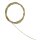 Nylon coated Schmuckdraht, matt, 0,5mm ø, kunststoffummantelt,  2m, gold