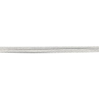 Blumendraht, umwickelt, 50 cm, 1mm ø, . 20 Stück, weiß