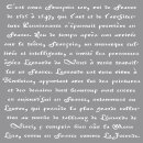 Schablone franz. Schrift, 30,5x30,5cm,  1 Stück