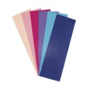 Wachsfolie Fashion-Töne, . 6 Farben sortiert, 20x6,5 cm