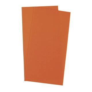 Verzierwachs, 20x10cm,  2Stück, orange