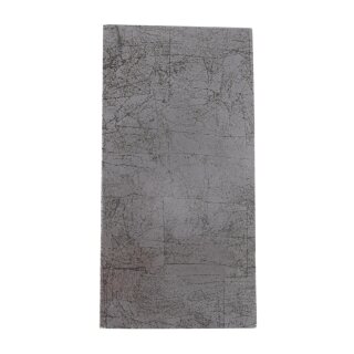 Wachsfolie, 20x10cm,  1 Stück, altsilber