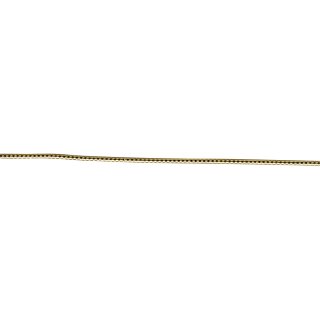 Wachs-Perlstreifen, 20x0,2cm,  11 Stück, gold
