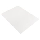 Moosgummi Platte, 30x40x0,2cm, weiß