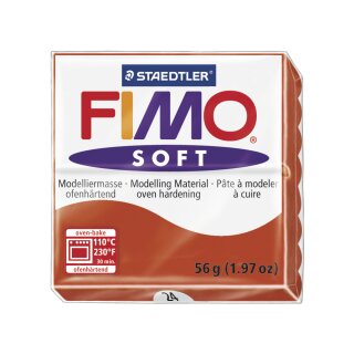 Fimo soft Modelliermasse, 57g, feuerrot, 8020-24