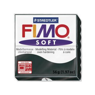 Fimo soft Modelliermasse, 57g, schwarz, 8020-9