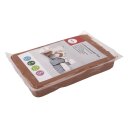 Lufttrocknender Ton 1kg dunkel braun