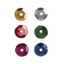 Pailletten-Mix - Basic Farben, 6mm ø, 6 Farben á 7g, SB-Karte 42g