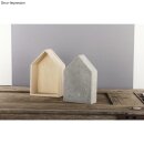Holz Rahmen Haus 24x16x8cm mit Aufhänger
