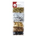 Pailletten-Mix Glam, 6mm ø, 6 Farben á 7g,...