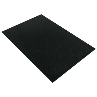 Textilfilz, 30x45x0,2cm, schwarz