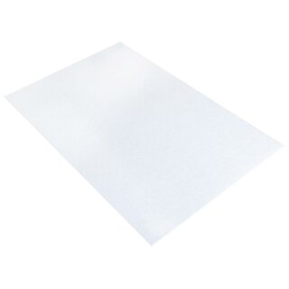 Textilfilz, 30x45x0,2cm, weiß