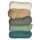 Reine Schurwolle, Vlies, 5 Farben à 20g, Beutel 100g, Wintermix  Winter Lights