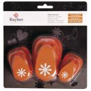 Motivstanzer Set: Blumen, 1,6cm+2,54cm+3,81cm, SB-Blister...