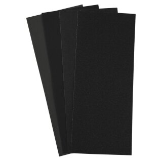 Schleifpapier-Set, sortiert, 115x280mm, f. Gießharz,  5Stück
