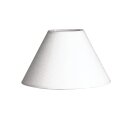 Lampenschirm, rund, 19,5 cm ø, Höhe 12,5 cm, weiß