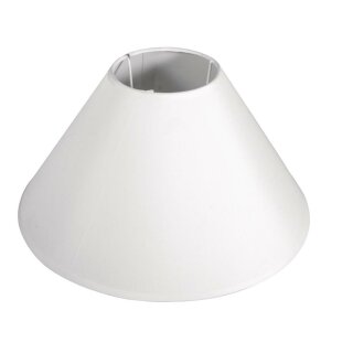 Lampenschirm, rund, 22,5 cm ø, Höhe 14 cm, weiß