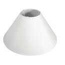Lampenschirm, konisch, rund, 12-35cm ø, 22cm, für E27,max.60 Watt,für Stehlampen, weiß