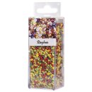 Pailletten-,Glasperlenmix und Draht, 90g Mix u. Draht...