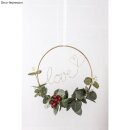 Metallringe beschichtet 20 cm ø gold