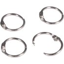 Metallringe zum Öffnen, 17 mm ø innen,  12 Stück