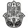 Stempel Hamsa Hand, 3cm ø