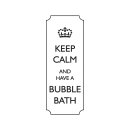 Stempel Keep calm and have a bubble..., 3x7cm