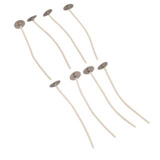 Kerzendocht 100 mm - gewachst, . 8 Stück