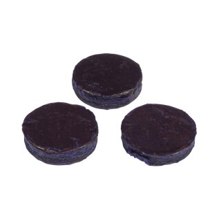 Färbtabletten für Wachs und Kerzenge 3 Stück,  2 cm ø, m.blau