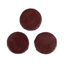 Färbtabletten für Wachs und Kerzengel 3 Stück,  2 cm ø, rot