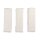 Farbpigmente f. Wachs, 1x1x2,9cm,  3Stück, weiß