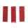 Farbpigmente f. Wachs, 1x1x2,9cm,  3Stück, rot