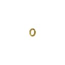 Wachszahlen -0-, 9mm,  2Stück, gold
