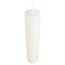 Stumpenkerze, 6cm ø, 30cm, creme