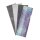 Wachsfolie Silber-Töne, 20x6,5cm, 4 Farben sort.,  4 Stück