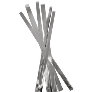 Fröbelstreifen für Fröbelsterne metalic Silber