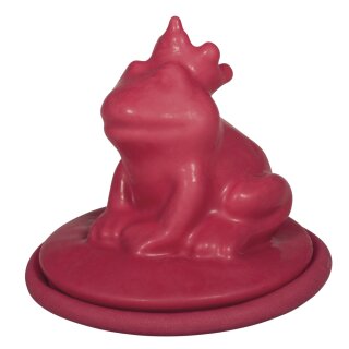 Latex Vollform-Gießform: Froschkönig, 9x8,5cm,  1 Stück