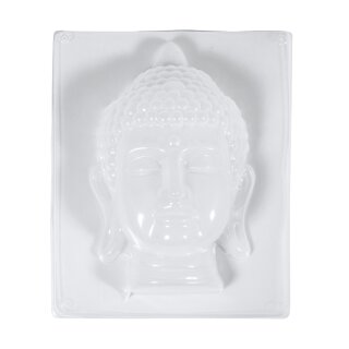 Gießform: Buddha, 1 Motive, ca. 20,5cm, Größe: 23,2x18,3cm