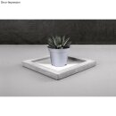 Gießform: Quadrat mittel, 18,5x18,5cm, Tiefe 3,5 cm