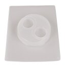 Gießform: Teelichthalter Yin Yang, 2 Motive, 12x8 cm