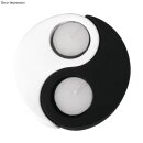 Gießform: Teelichthalter Yin Yang, 2 Motive, 12x8 cm