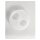 Gießform: Teelichthalter Yin Yang, 2 Motive, 12x8 cm